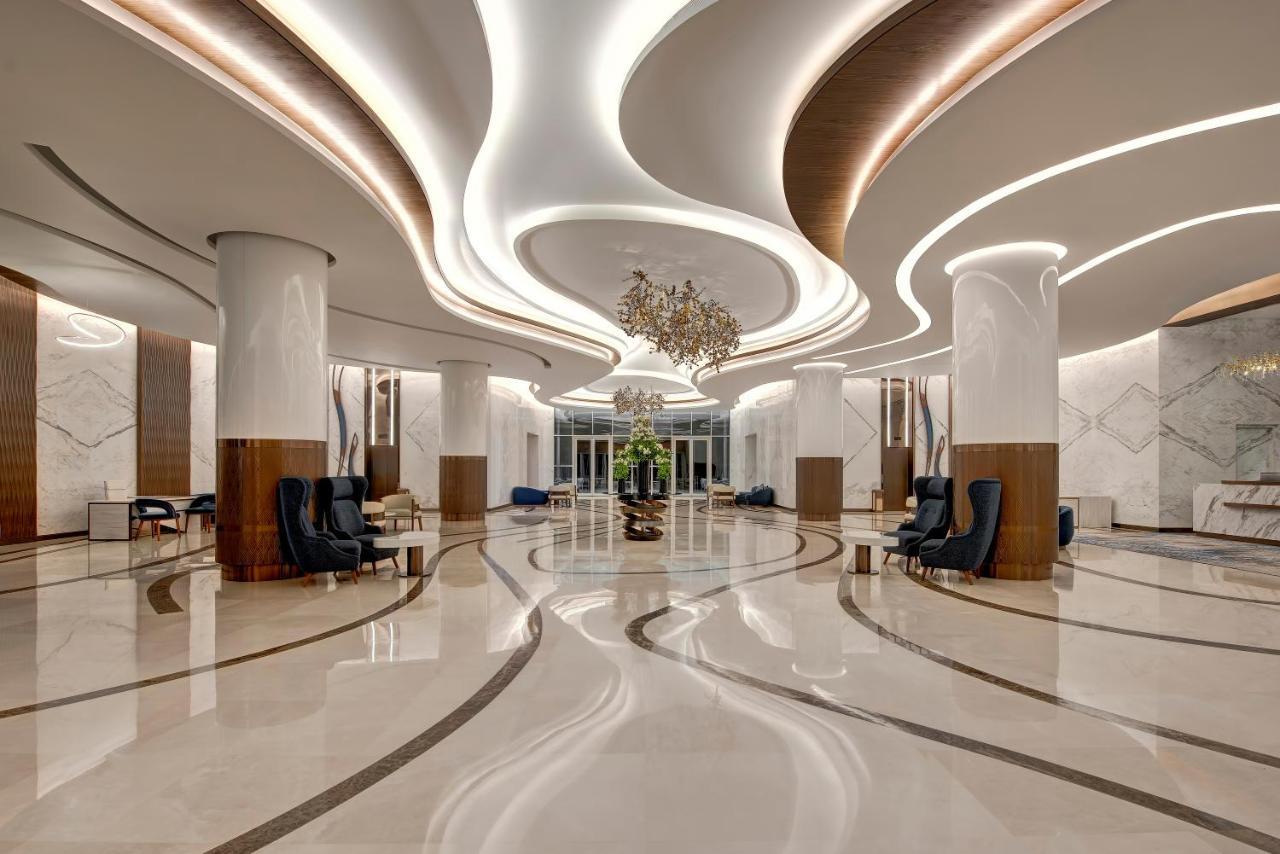 Royal M Al Aqah Beach Resort By Gewan Eksteriør billede The lobby of the hotel