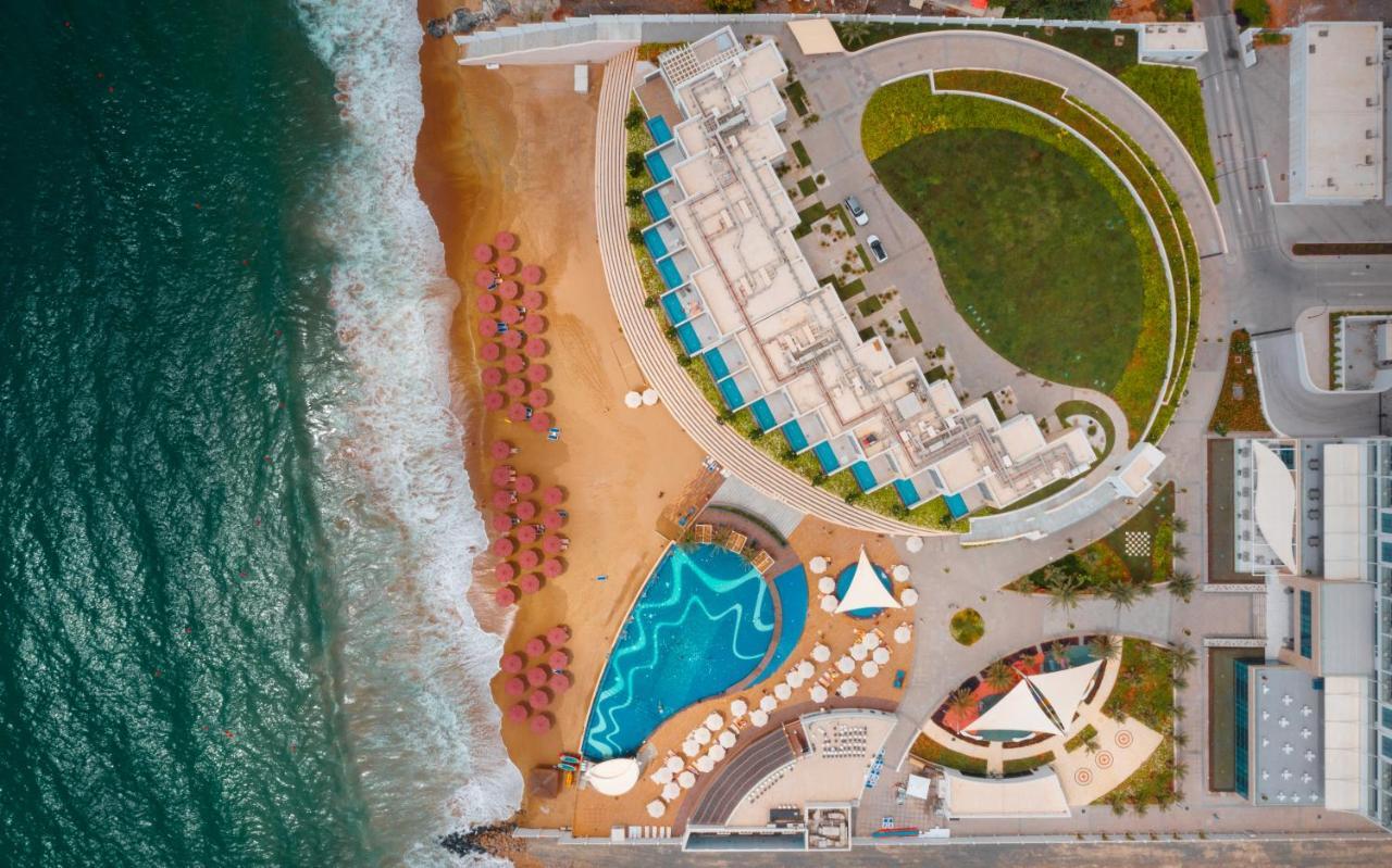 Royal M Al Aqah Beach Resort By Gewan Eksteriør billede Aerial view of the resort