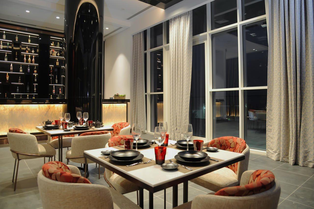 Royal M Al Aqah Beach Resort By Gewan Eksteriør billede The restaurant