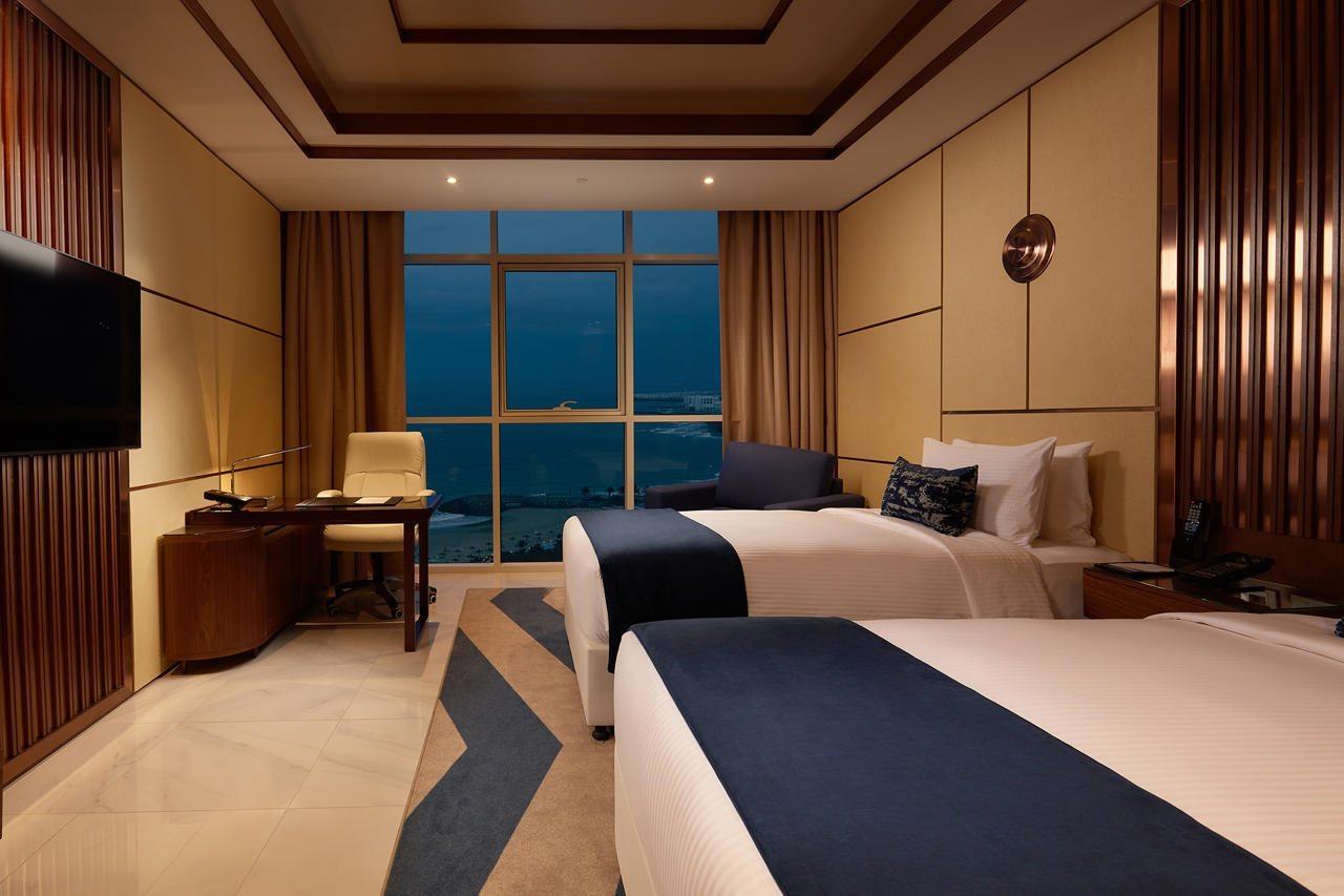 Royal M Al Aqah Beach Resort By Gewan Eksteriør billede Deluxe Room
