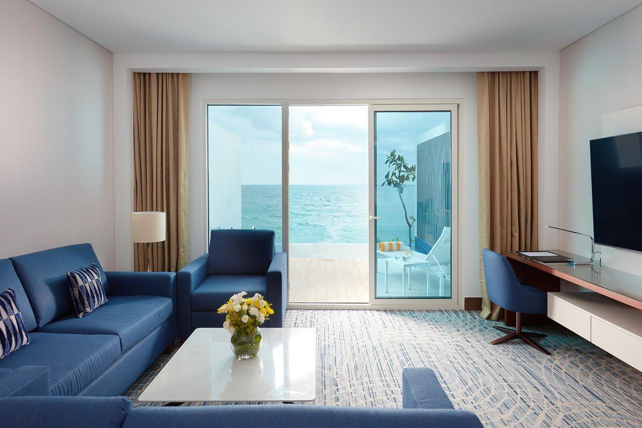 Royal M Al Aqah Beach Resort By Gewan Eksteriør billede A suite at the hotel