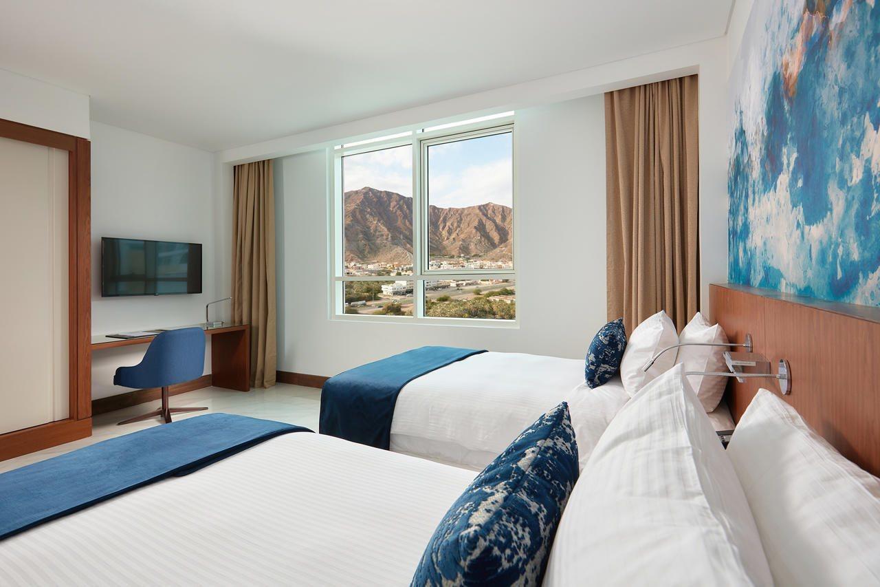 Royal M Al Aqah Beach Resort By Gewan Eksteriør billede A room at the hotel