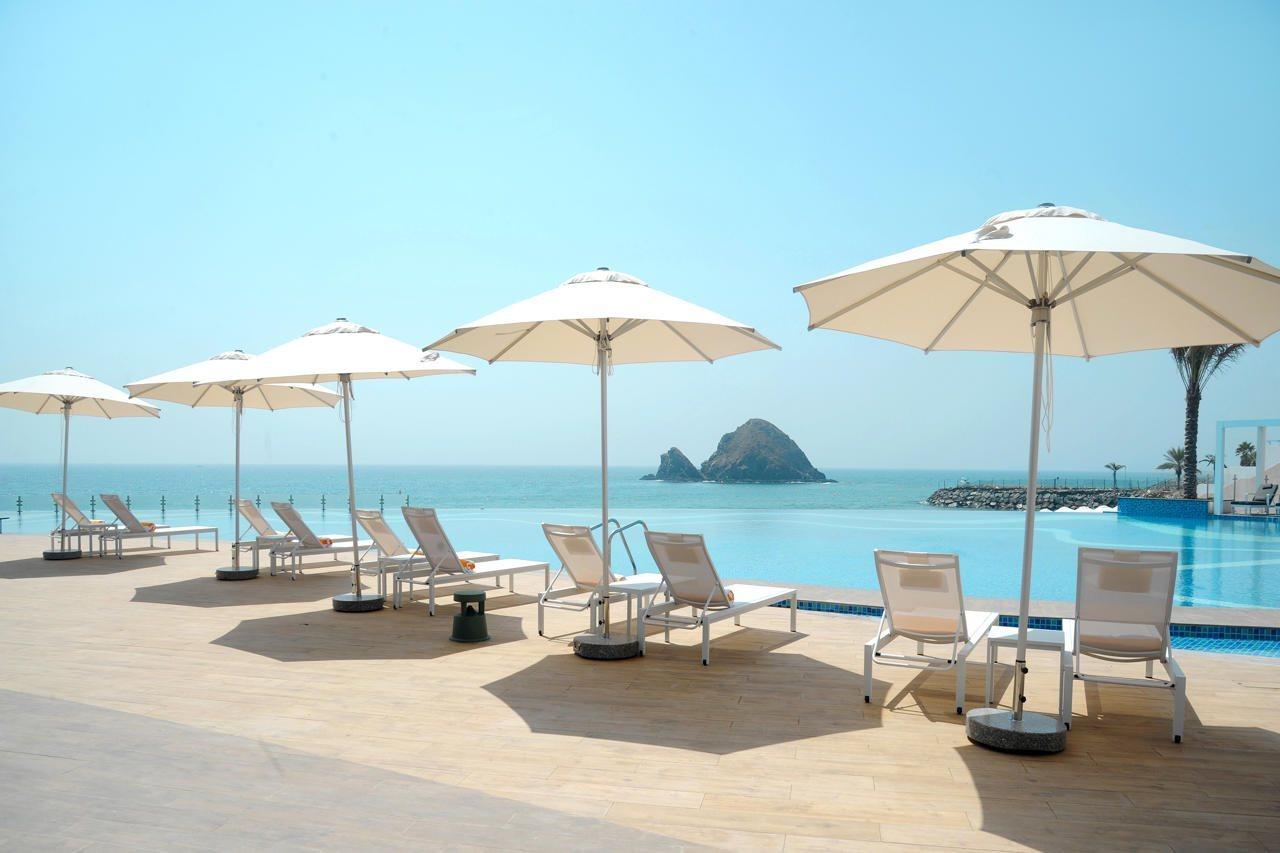 Royal M Al Aqah Beach Resort By Gewan Eksteriør billede The View